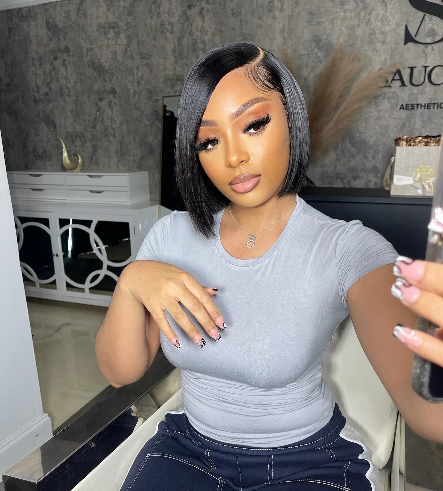 Straight HD Closure Wig