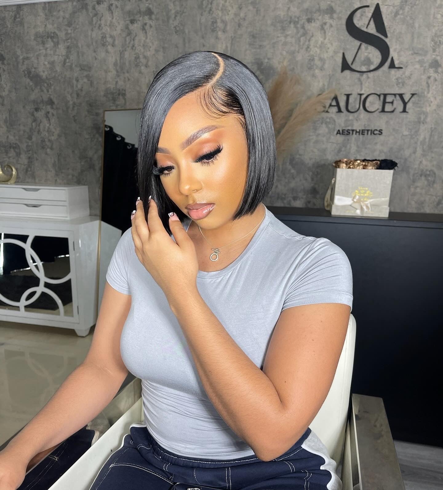 Straight HD Closure Wig