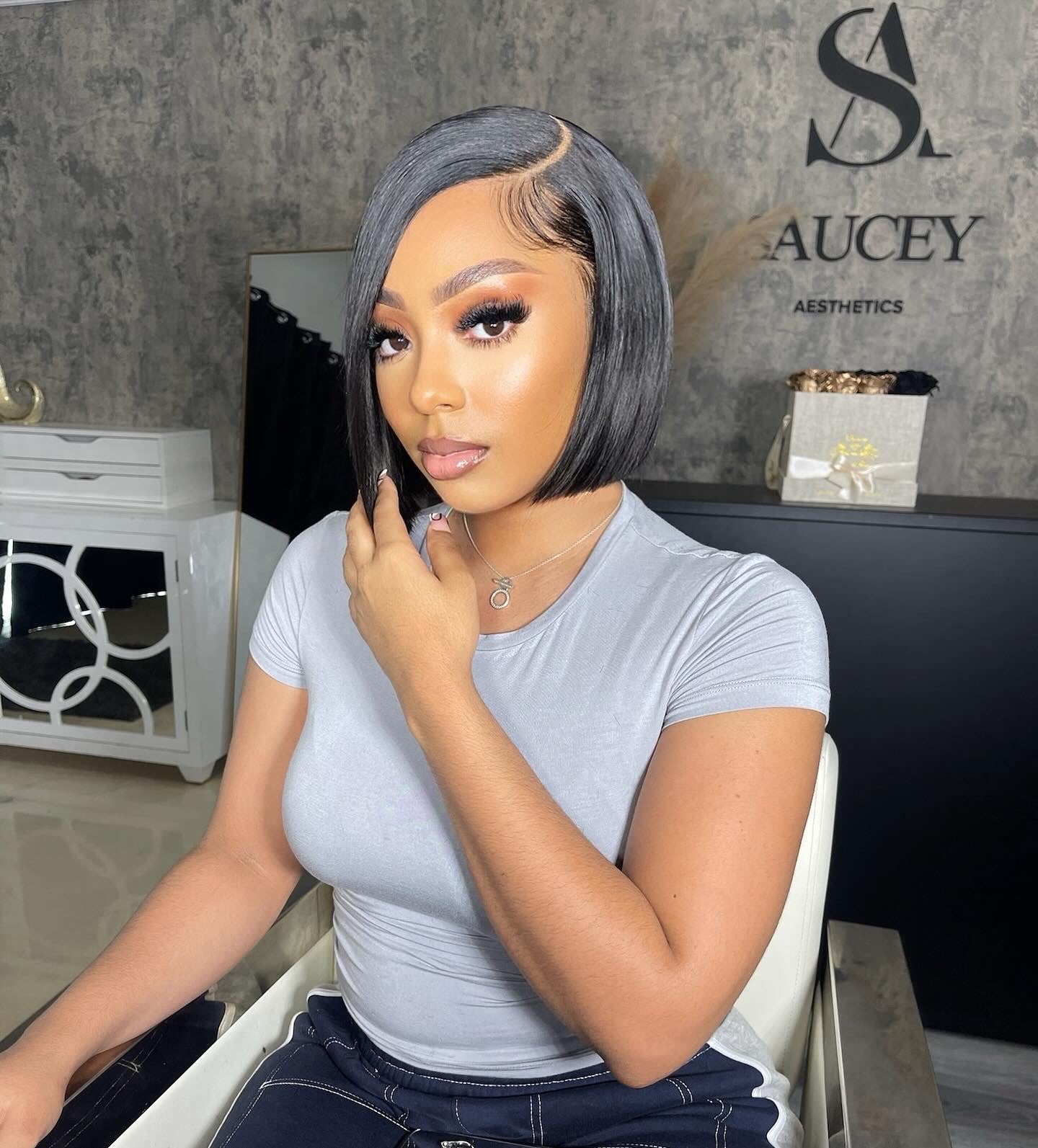Straight HD Closure Wig