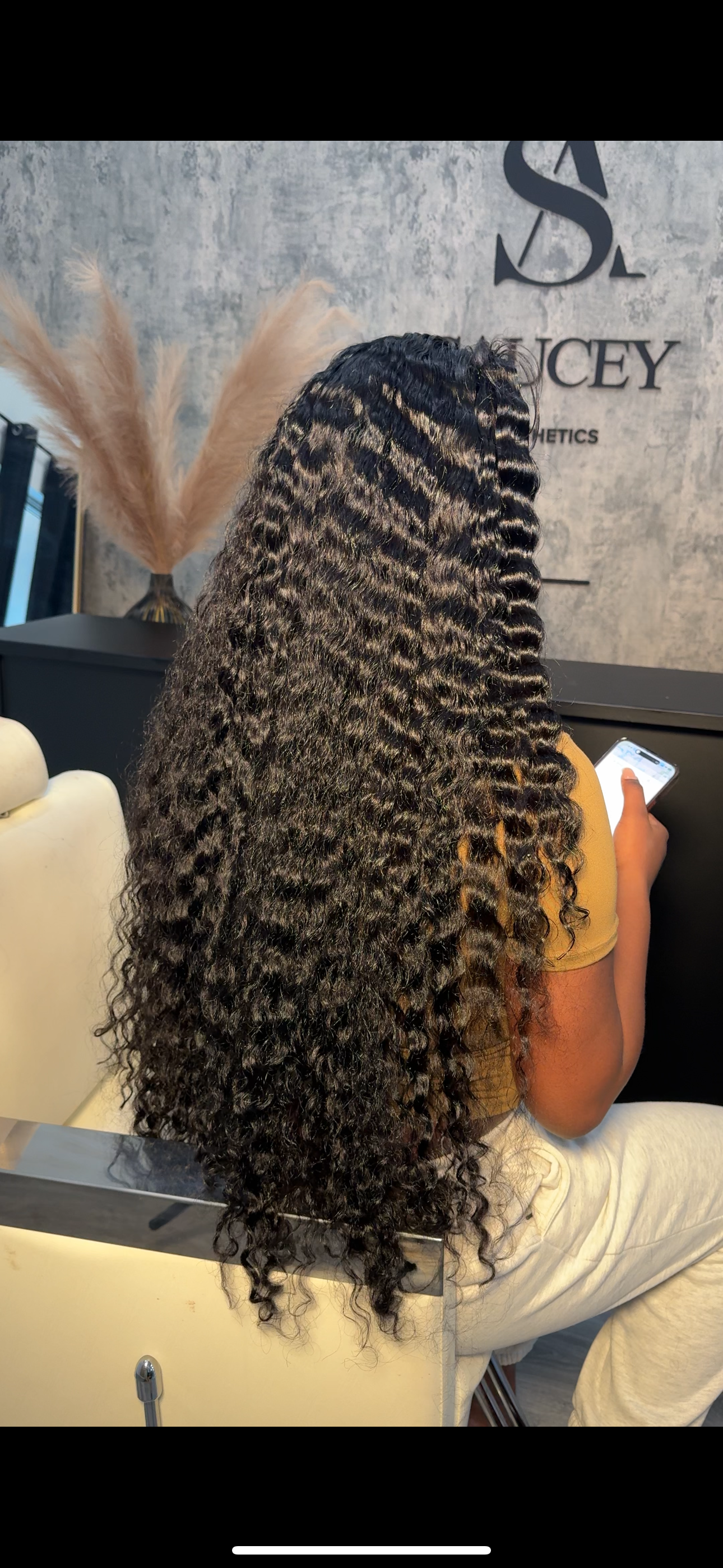 5x5 Burmese curly HD Lace Front Wig