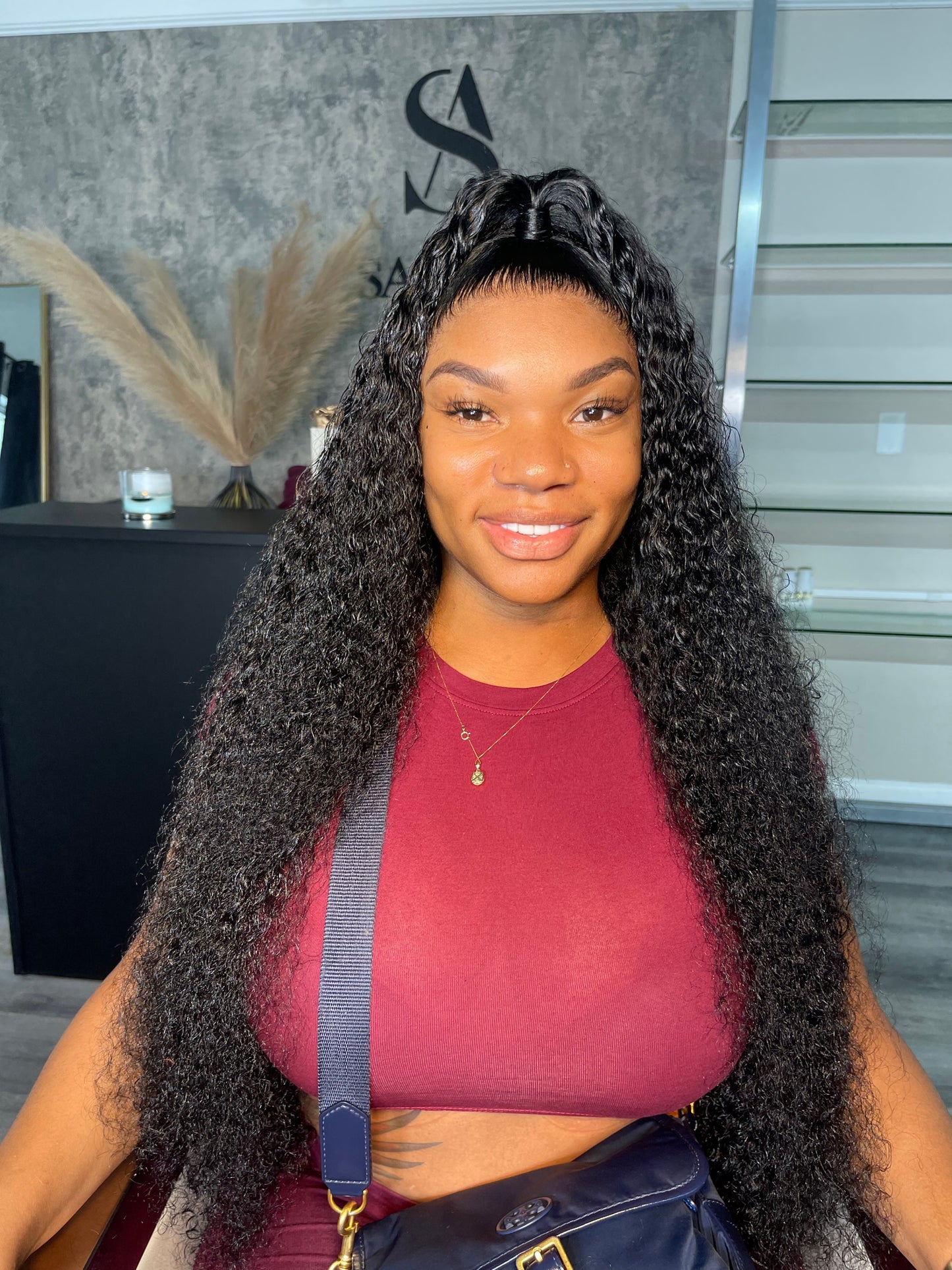 Burmese Curly HD Lace Front Wig