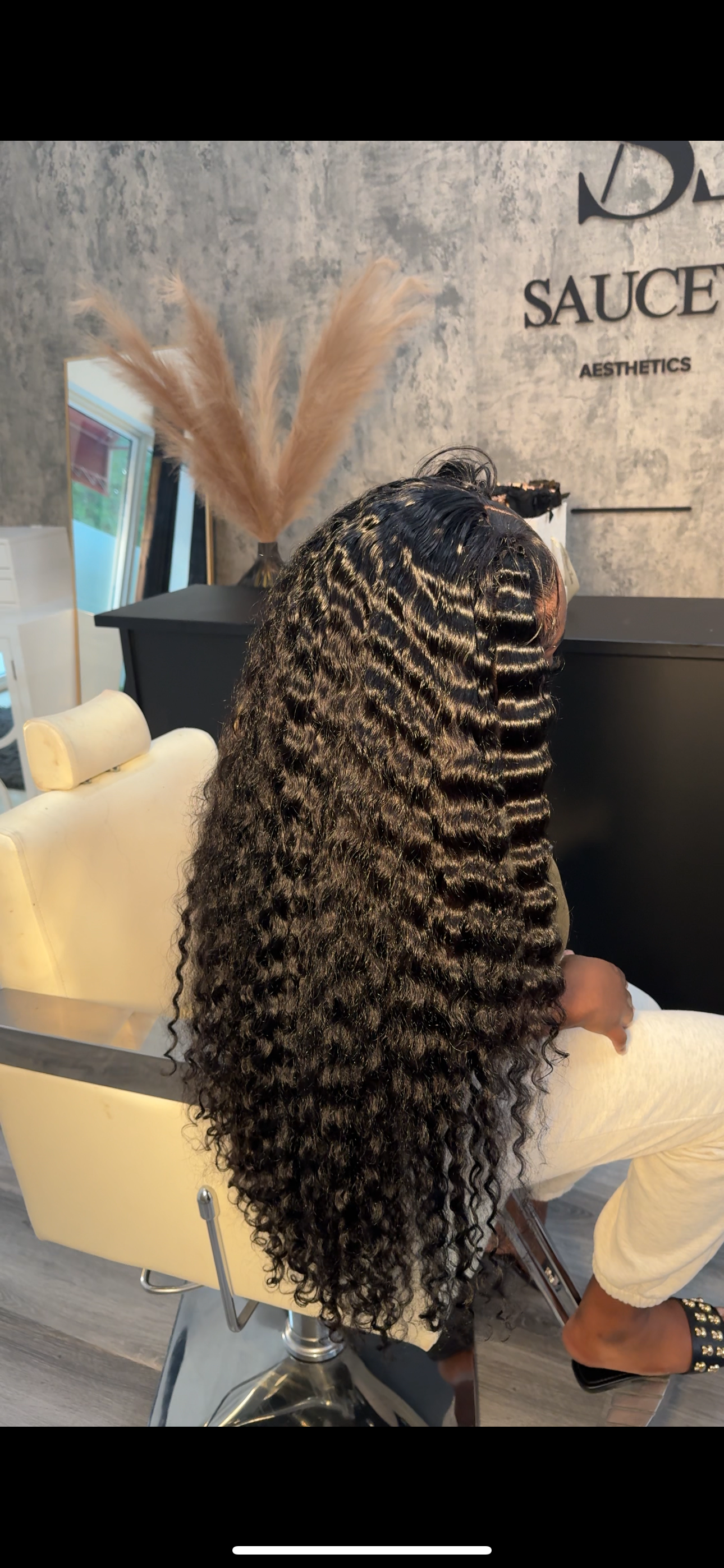 5x5 Burmese curly HD Lace Front Wig