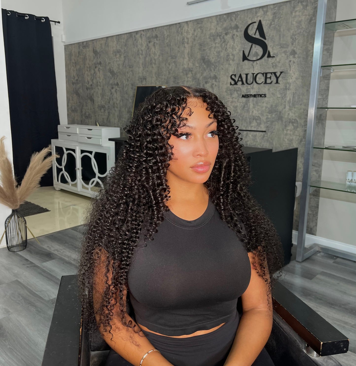 Burmese Curly HD Lace Front Wig